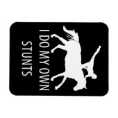 Ich mache eigene Stunts Vaulting Horseriding Magnet (Horizontal)