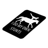 Ich mache eigene Stunts Vaulting Horseriding Magnet (Linke Seite)
