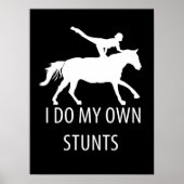 Ich mache eigene Stunts Vaulting Horseriding Poster (Vorne)