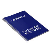 Ich mache eine Lohnrolle, die du mir nett machen s Notizblock (Rechte Seite)