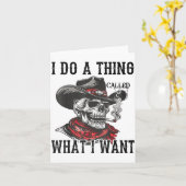 Ich mache eine Sache, die ich Will Karte (Gelbe Blume)