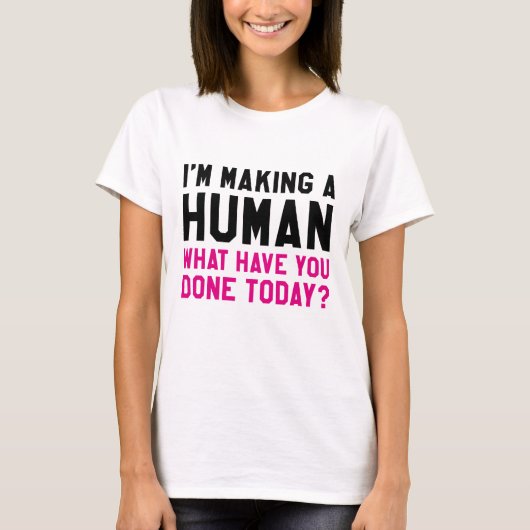 Ich mache einen Menschen T-Shirt (Vorderseite)