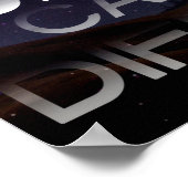 Ich mache einen Unterschied - Affirmation Wordings Poster (Ecke)