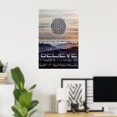 Ich mache einen Unterschied - Affirmation Wordings Poster (Heimbüro)