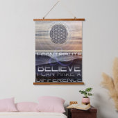 Ich mache einen Unterschied - Affirmation Wordings Wandteppich Mit Holzrahmen (Schlafzimmer)