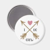 Ich mache einen Vorschlag für Hochzeiten von CREWS Magnet (Vorderseite/Rückseite)