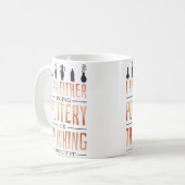 Ich mache entweder Töpferei oder denke an Potter Kaffeetasse (Vorderseite Links)