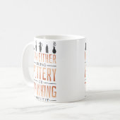 Ich mache entweder Töpferei oder denke über Töpfer Kaffeetasse (Vorderseite Links)