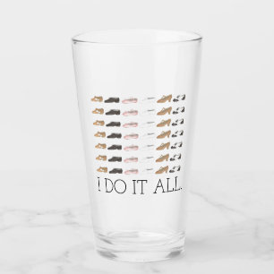 Ich mache es alles Tanzlehrer Ballett Stich Jazzsc Glas