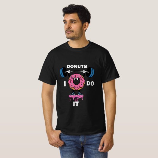 Ich mache es Donuts T-Shirt (Vorne ganz)