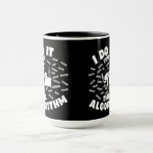 Ich mache es für den Algorithmus schwarzen Hinterg Tasse (Zentrum)