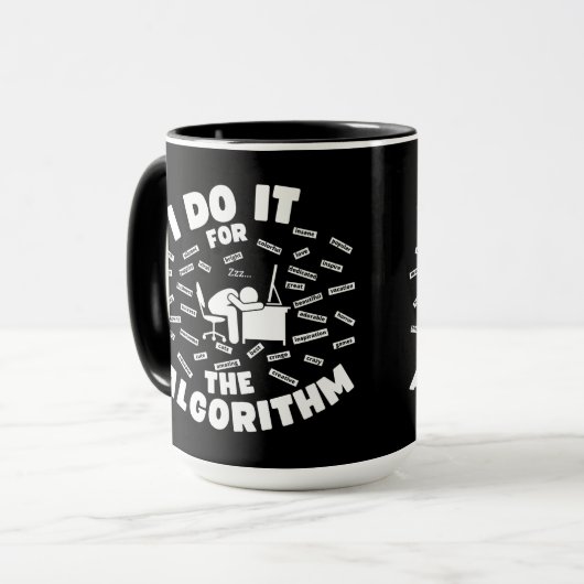 Ich mache es für den Algorithmus schwarzen Hinterg Tasse (Vorderseite Links)