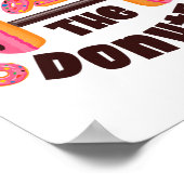 Ich mache es für den Donuts Workout Gewichtheben F Poster (Ecke)
