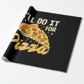 Ich mache es für Pizza Geschenkpapier (Ungerollt)