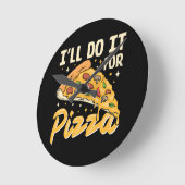 Ich mache es für Pizza Runde Wanduhr (Winkel)