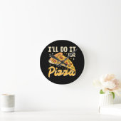 Ich mache es für Pizza Runde Wanduhr (Zuhause)