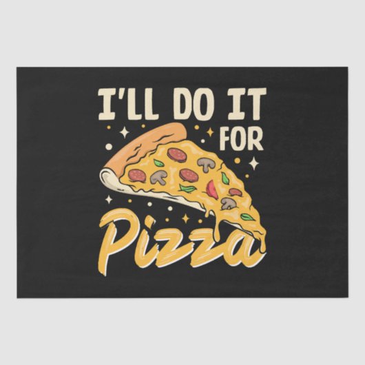 Ich mache es für Pizza Seidenpapier (Vorderseite)