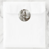Ich mache es zum Laufen Runder Aufkleber (Tasche)