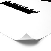 Ich mache etwas, das ich Typografie Wollte Poster (Ecke)