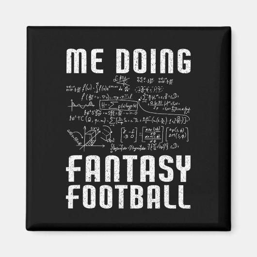 Ich mache Fantasy Football Draft Day Funny Fantasy Magnet (Vorne)