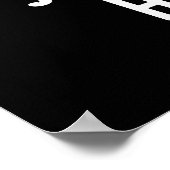 Ich mache Fischfedern nur für den Halibut Funny Pu Poster (Ecke)