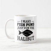 Ich mache Fischfedern nur für den Halibut Kaffeetasse (Links)