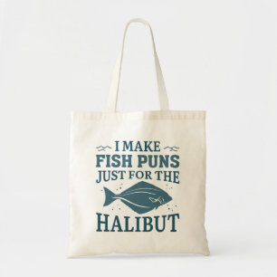 Ich mache Fischfedern nur für den Halibut Tragetasche