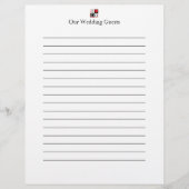 Ich mache Gästebuchseiten Flyer (Vorne)