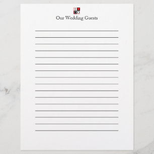 Ich mache Gästebuchseiten Flyer