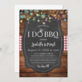 Ich mache GRILLEN Barbecue Bridal Dusche Einladung (Vorne/Hinten)