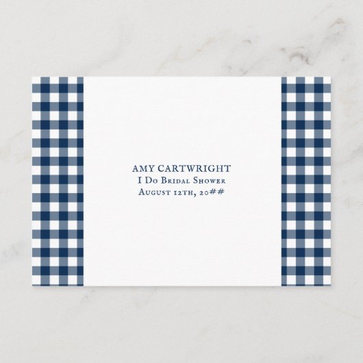 Ich mache GRILLEN Brautparty schätzen, wie viele G Begleitkarte (Rückseite)