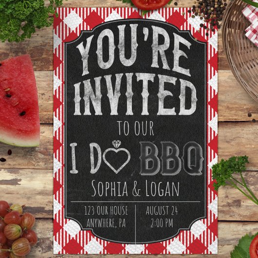 Ich mache GRILLEN Bridal & Polterabend Einladung