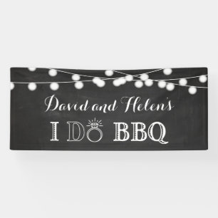 Ich mache GRILLEN Chalkboard Wedding Engagment Ban Banner
