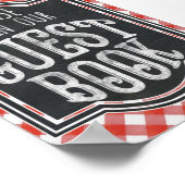 Ich mache GRILLEN Coupels Coed Verlobung Gästebuch (Ecke)