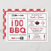 Ich mache GRILLEN Coupels Einladung zur Dusche (Vorne/Hinten)