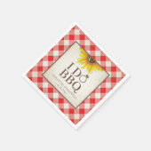 Ich mache GRILLEN Dekoration Ideen Serviette (Ecke)