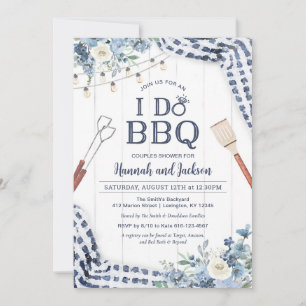 Ich mache GRILLEN Einladung mit Marine und Light B