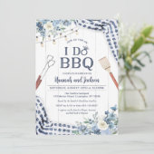 Ich mache GRILLEN Einladung mit Marine und Light B (Stehend Vorderseite)