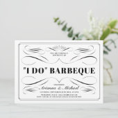 Ich mache GRILLEN-Einladungen - Benutzerdefinierte Einladung (Stehend Vorderseite)