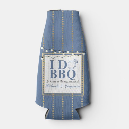 Ich mache GRILLEN Engagement Party Paare Dusche Flaschenkühler (Vorderseite)