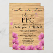 Ich mache GRILLEN Engagement Party-Saitenleuchten  Einladung (Vorne/Hinten)