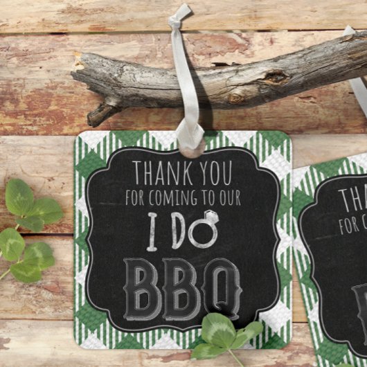 Ich mache GRILLEN Green Bridal & Polterabend Geschenkanhänger