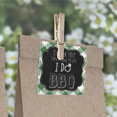 Ich mache GRILLEN Green Bridal & Polterabend Geschenkanhänger