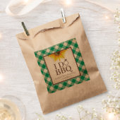 Ich mache GRILLEN Green Gingham und Sonnenblumen Geschenktütchen (Ausgeschnitten)