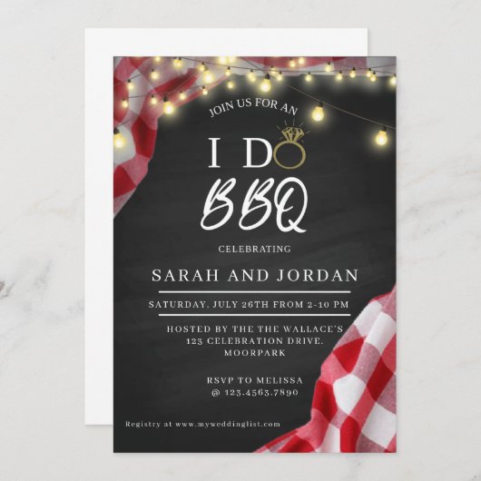 Ich mache GRILLEN, GRILLEN Party, GRILLEN Probe, V Einladung (Vorne/Hinten)