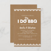 Ich mache GRILLEN Kraft Lace Brautparty Einladung (Vorne/Hinten)