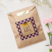 Ich mache GRILLEN Lila Gingham und Sonnenblumen Geschenktütchen (Versiegelt)