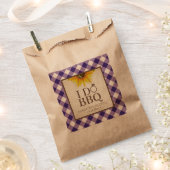 Ich mache GRILLEN Lila Gingham und Sonnenblumen Geschenktütchen (Ausgeschnitten)