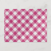 Ich mache GRILLEN Outdoorsommer/Frühlingsrosa Hoch Begleitkarte (Rückseite)