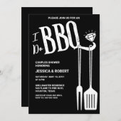 Ich mache GRILLEN Paare Dusche Einladung (Vorne/Hinten)